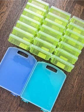 Lot of Drawing Supplies STORAGE | Marker Cases & Crayon Boxes